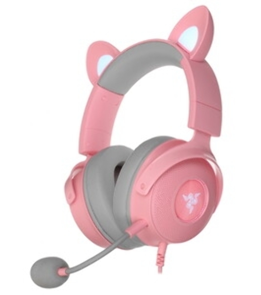 Гарнитура Razer Kraken Kitty V2 Pro розовый, проводная, USB, подсветка