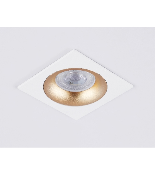 Светильник встраиваемый Ambrella light TN102728 WH/GD белый/золото GU5.3 92*92*23