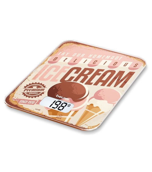 Весы кухонные Beurer KS19 Ice Cream макс. вес: 5 кг, рисунок