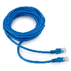 Патч-корд UTP Cablexpert cat.5e, 5м, литой, многожильный, синий, фото 1