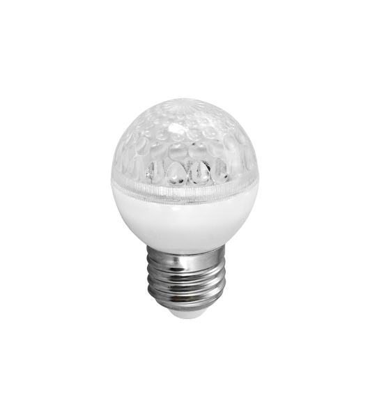 Лампа шар Neon-night e27 10 LED Ø50мм зеленая 24В (постоянное напряжение)