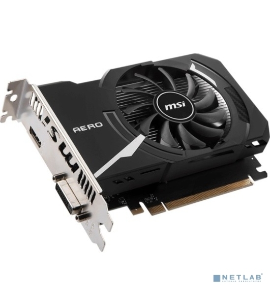 Видеокарта MSI GT 1030 AERO ITX 4GD4 OC Nvidia GT 1030 4Gb, DDR4, PCI-E 3.0, HDMIx1 DVIx1 HDCP