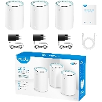 Бесшовный Mesh роутер Cudy M1300 (M1300 3-PACK) AC1200 10/100/1000BASE-TX/Wi-Fi белый (упак.:3шт), фото2