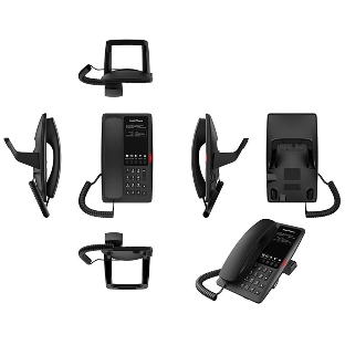 Гостиничный IP-телефон Fanvil H4W WIFI Hotel Phone 2 SIP Lines 1 USB Port for phone charging 5 Soft keys prograммable service hotline 2.4GHz&5GHz,Wi-Fi 6 PoE HD Voice PSU