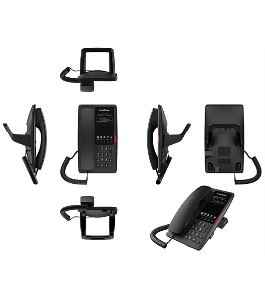 Гостиничный IP-телефон Fanvil H4W WIFI Hotel Phone 2 SIP Lines 1 USB Port for phone charging 5 Soft keys prograммable service hotline 2.4GHz&5GHz,Wi-Fi 6 PoE HD Voice PSU