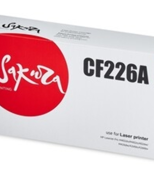 Картридж лазерный Sakura CF226A для HP LaserJet Pro m402d/402dn/M402n/402dw/MFP M426DW/426fdn/426fdw, черный 3 100 к.