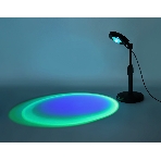 Атмосферная светодиодная настольная лампа Ambrella light DE8385 BK черный LED RGB 3W (ПДУ RGB), фото5