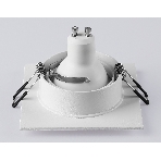 Встраиваемый поворотный точечный светильник Ambrella light TN102743 WH белый IP20 GU5.3 95*95*25, фото5