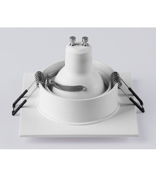 Встраиваемый поворотный точечный светильник Ambrella light TN102743 WH белый IP20 GU5.3 95*95*25