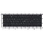Клавиатура для ноутбука Asus ZenBook 14 UX425 черная с подсветкой, фото2