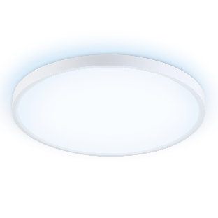 Потолочный светодиодный светильник Ambrella light FZ3005 WH белый IP44 33W+10W 6400+6400К D370*40 (Без ПДУ)