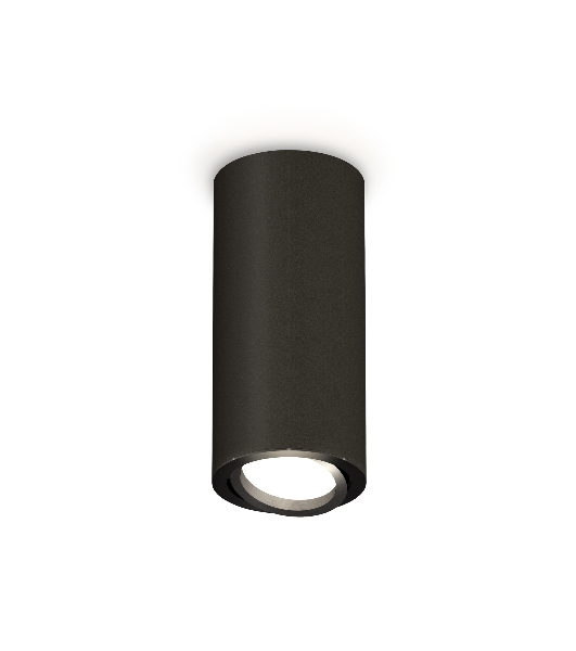 Светильник Ambrella Light XS7443002 SBK/PBK черный песок/черный полированный MR16 GU5.3 (C7443, N7002)