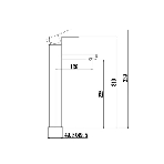 Комплект для ванной, 4 предмета (тумба Bau 80, графит + раковина BAU Hotel 48х37 + смеситель Hotel Still, выпуск клик-клак, черный), фото12