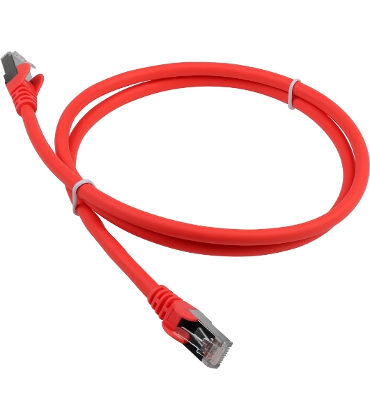 Патч-корд Lanmaster LAN-PC45/S6A-5.0-RD вилка RJ-45-вилка RJ-45 кат.6А 5м красный LSZH