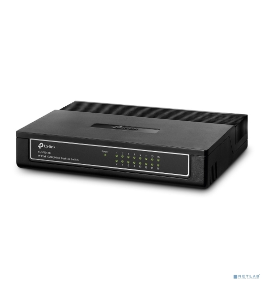 Коммутатор TP-Link SMB TL-SF1016D Коммутатор 16-port 10/100M Desktop Switch, 16 10/100M RJ45 ports, Plastic case