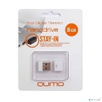 Флешка USB 2.0 QUMO 8Gb, NANO QM8GUD-NANO-W белый, фото5