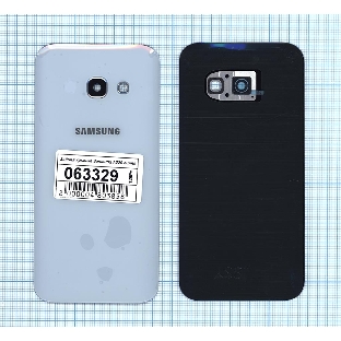Задняя крышка для Samsung A320 Galaxy A3 (2017) синий