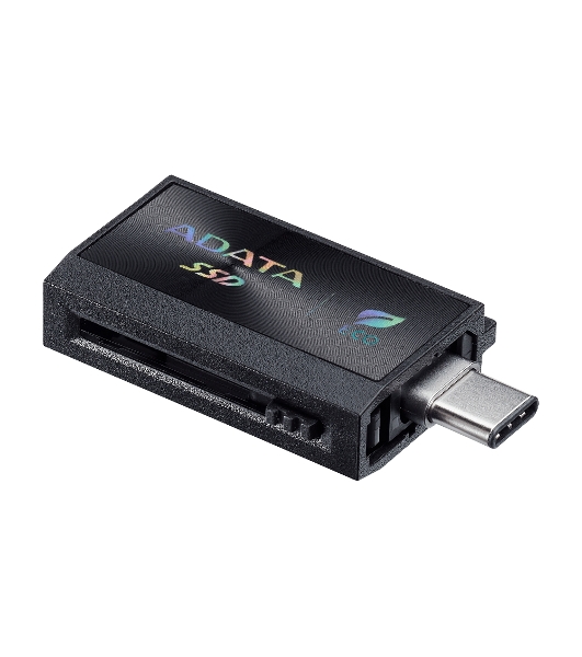 Внешний SSD ADATA SC730, 1TB, USB 3.2 Gen 2 Type-A/Type-C, R/W 600/600, черный