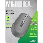 Мышь беспроводная Acer OMR310 темно-серый, 1600 dpi, радиоканал, Bluetooth, USB, кнопки - 7, фото5