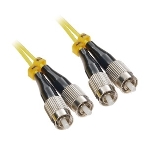 Патч-корд волоконно-оптический Hyperline FC-D2-9-FC/UR-FC/UR-H-1M-LSZH-YL(шнур) SM 9/125 (OS2), FC/UPC-FC/UPC, 2.0 мм, duplex, LSZH, 1 м, фото4