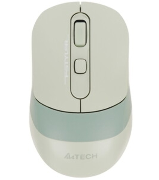 Мышь беспроводная A4Tech Fstyler FB10C зеленый, 2000 dpi, радиоканал, Bluetooth, USB, кнопки - 4