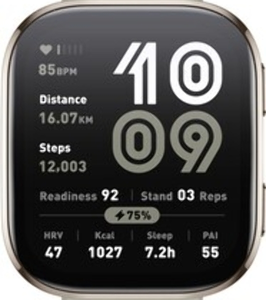Умные часы Amazfit Bip 6 A2435, 1.97' TFT, Bluetooth, черный