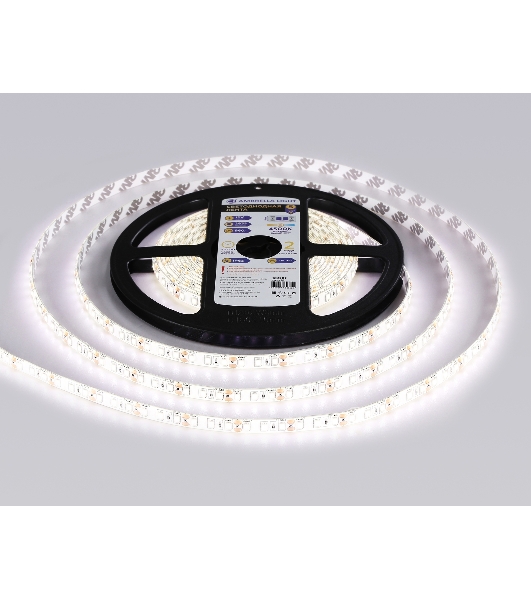 Светодиодная лента Ambrella light GS1202 2835 120Led/ 9.6W m/ 12V IP65 4500K/ 5000*8*2.27mm (2 конт.)