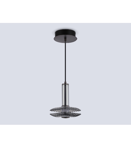 Подвесной светодиодный светильник Ambrella light LH31003 GR/SM серый/дымчатый 10W 3000K 150*150*240
