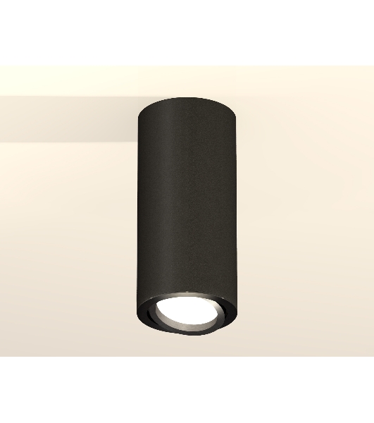 Светильник Ambrella Light XS7443002 SBK/PBK черный песок/черный полированный MR16 GU5.3 (C7443, N7002)