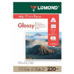 Фотобумага Lomond 0102035 10x15/230г/м2/50л./белый глянцевое для струйной печати, фото 1