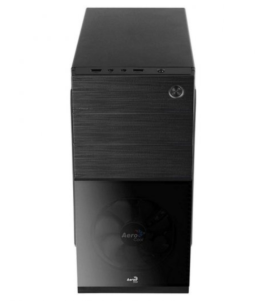 Компьютерный корпус Aerocool/Formula Cs-105, mATX, без БП, 187x361x355мм (ШxГxВ), USB 3.0 x1, USB 2.0 x1, металл 0,5мм, 120-мм вентилятор в комплекте, черный