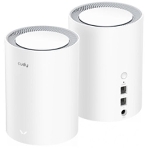 Бесшовный Mesh роутер Cudy M1800 (M1800 2-PACK) AX1800 10/100/1000BASE-TX/Wi-Fi белый (упак.:2шт), фото3
