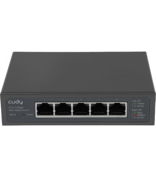 Коммутатор Cudy HS105, 5×2.5 Гбит/с