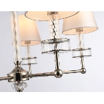 Люстра Ambrella light LH71001/5 BN/WH никель/белый E14*5 max 40W D670*1130, фото5