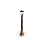 Светильник Ambrella light ST2039 GD/BK/CL золото/черный/прозрачный IP54 E27 max 40W D150*1100, фото4