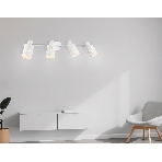 Светильник Ambrella light TR8666/4 WH белый E14/4 max 60W 760*100*190, фото3