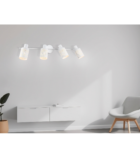 Светильник Ambrella light TR8666/4 WH белый E14/4 max 60W 760*100*190