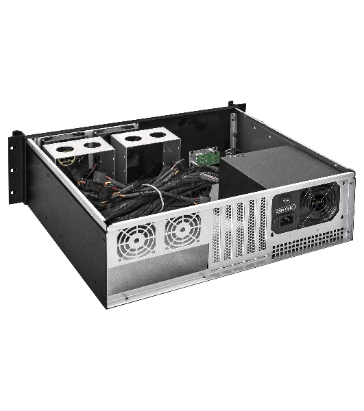 Серверный корпус ExeGate Pro 3U390-11 (RM 19', высота 3U, глубина 390, БП 1200ADS, USB)