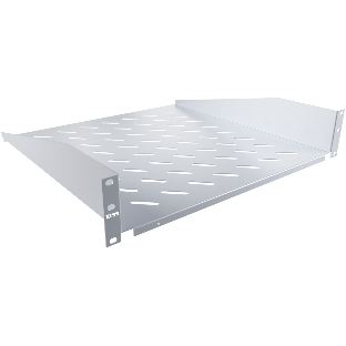 Полка стационарная NTSS NTSS-FF-450 1U нагр.:20кг. 19' 450мм серый (упак.:1шт)