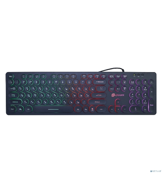 Клавиатура Oklick 420MRL проводная, USB Type-A, чёрный