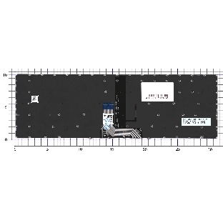 Клавиатура для ноутбука Asus ZenBook 14 UX425 черная с подсветкой