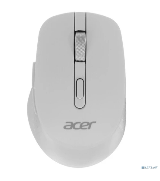 Мышь беспроводная Acer OMR310 светло-серый, 1600 dpi, радиоканал, Bluetooth, USB, кнопки - 7