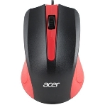 Мышь проводная Acer OMW012 черный/красный, 1200 dpi, USB, кнопки - 3, фото25