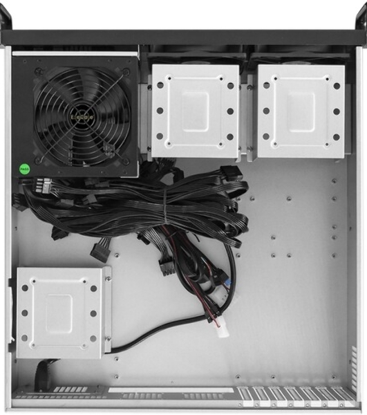 Серверный корпус ExeGate EX293921RUS Pro 3U450-09 (RM 19', высота 3U, глубина 450, БП 1000ADS, USB)