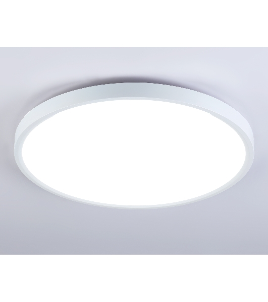 Потолочный светодиодный светильник Ambrella light FZ3005 WH белый IP44 33W+10W 6400+6400К D370*40 (Без ПДУ)