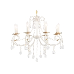 Светильник Ambrella light TR4917/8 WH/GD белый/золото E14/8 max 40W D740*930, фото8