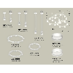 Светильник Ambrella light XR92212260/22 SWH/FR белый песок/белый матовый GX53, фото 1
