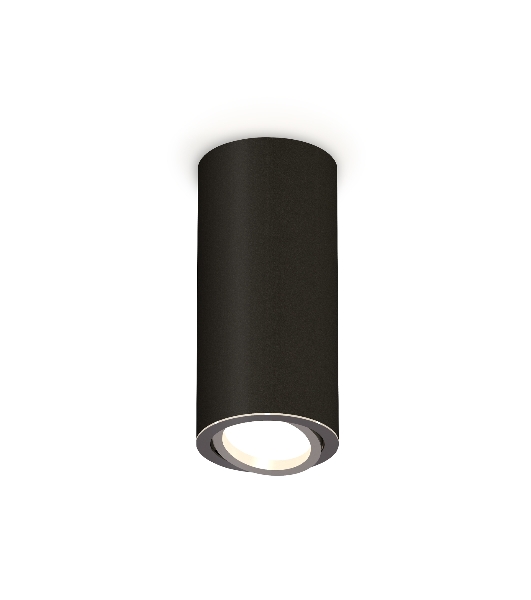 Светильник Ambrella Light XS7443003 SBK/PSL черный песок/серебро полированное MR16 GU5.3 (C7443, N7003)