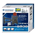 Кронштейн для телевизора Kromax TECHNO-3 серый 15'-40' макс.20кг настенный поворотно-выдвижной и наклонный, фото6