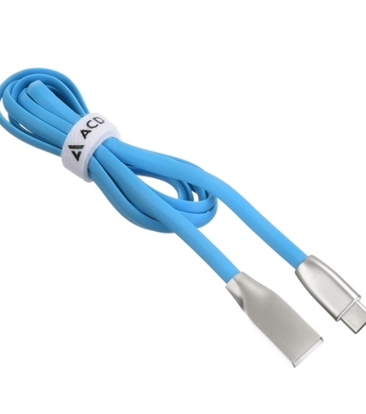 Кабель USB ACD-Infinity Type-C ~ USB-A TPE, 1.2м, синий
